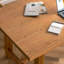 Ensemble de grande table de salle à manger rectangulaire en bois massif-102709682