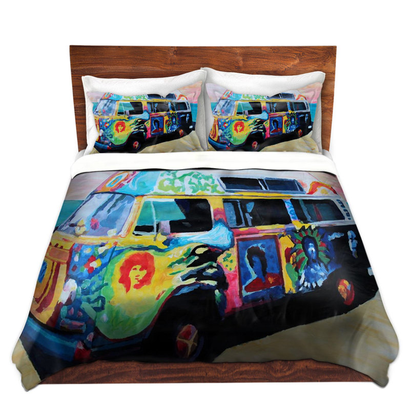  Here Comes the Sun - Housse de couette en microfibre, Simple