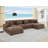 Andreco Corduroy U-Shaped Sectional-286170109