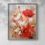FLORAL Series CCCCXVI - reproduction encadrée de qualité supérieure - prête à être accrochée - aucun clou requis-1129596213-1129596214