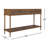Tora Mid Century Console Table