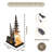 Metal Table Lamp Bear Silhouette Rustic Cabin Lodge Forest Style