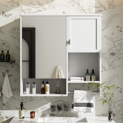 Armoire de salle de bain murale, armoire de rangement de salle de bain avec miroir, armoire de rangement de salle de bain pour la maison