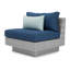 Chaise de terrasse avec coussins Sunbrella Ehrenfried-1160569816