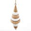 Ornement en forme de glaçon d'eucalyptus 2 x 2 x 6 po, décorations suspendues pour décorations de fêtes, ensemble de 6