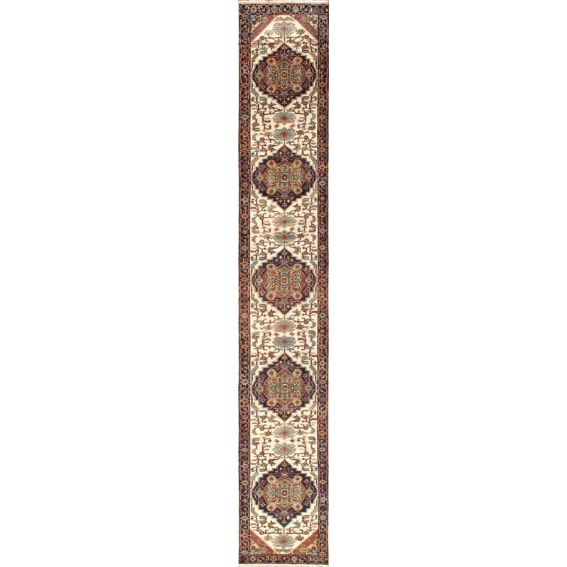 Wool Oriental Area Rug, Runner 2'9" x 27'1"
