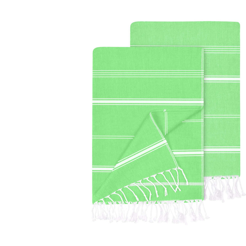 100% Cotton Beach Towel, Green