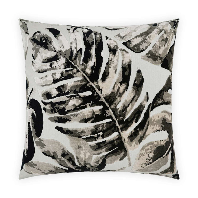 Posh Duo Pillow Cover & Insert, Square 20", Onyx