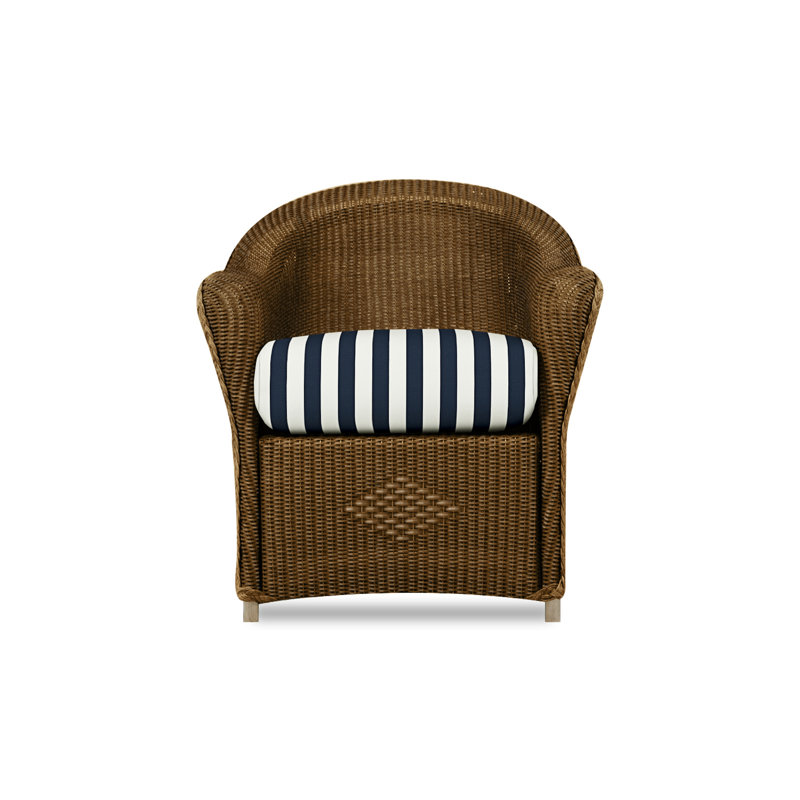 Reflections Outdoor Dining Armchair, Demo Oatmeal, Bark