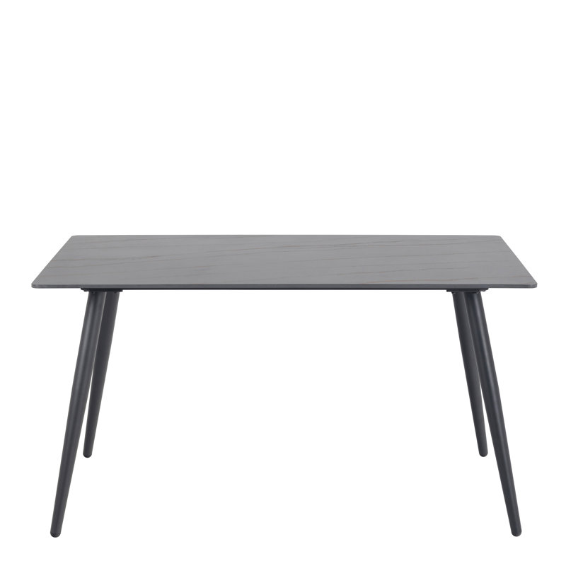 Monagra Metal Base Dining Table, Grey