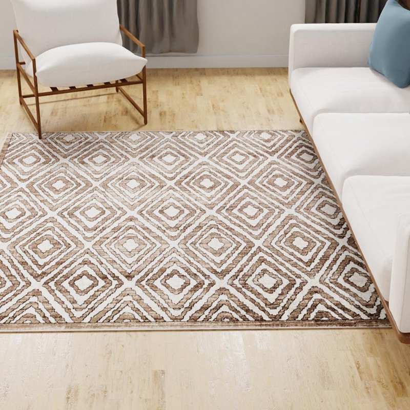 Tapis Union Rustic Hermitage, Carré 10pi