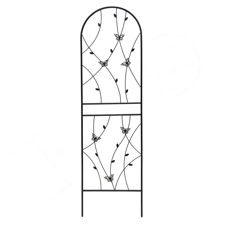 Treillis de jardin polyvalent en métal pour diverses plantes grimpantes, rehaussant la beauté extérieure