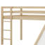 Lit simple mezzanine bas avec glissade, échelle, barrières de sécurité-2004822514