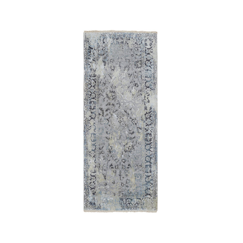 Tamiya One-of-a-Kind 2'6" X 6' New Age Runner Area Rug in