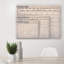 Tableau effaçable mural mural «Rustic»-243503886