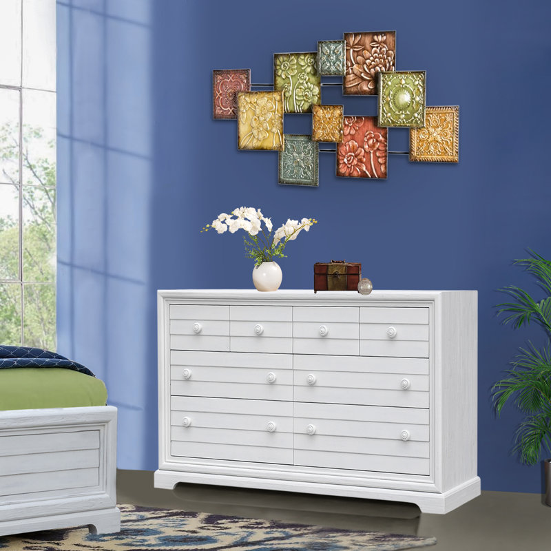 Natthew Solid Wood 68'' W 8 - Drawer Dresser