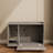 Gray Cat Litter Box Enclosure