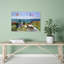 Garden At Sainte Adresse Classic Impressionist Coastal Wall Art Print by Claude Monet - Wrapped Canvas Print-900588698