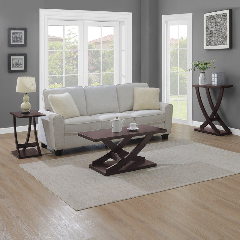 Table basse Arbri Criss-Cross, Espresso