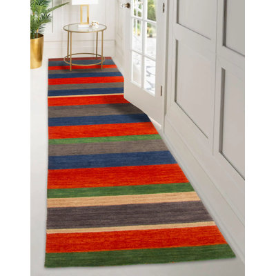 Tapis gris Indo Gabbeh 2 pi 8 po x 9 pi 8 po