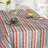 Fiesta Cameron Stripe Tropical Tablecloth, Beige/Orange/Blue-81304751