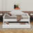 Twin Tufted Velvet Upholstered Daybed With Trundle-1780533773