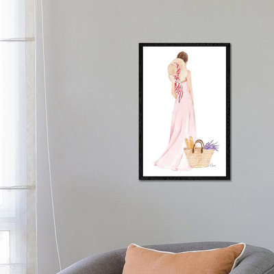 Provence by Style Of Brush - Floater Frame Gallery-Wrapped Canvas Giclée on Canvas
