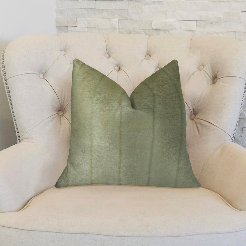 Luxueux coussin vison fabriqué à la main, 20" x 30", Coussin lombaire