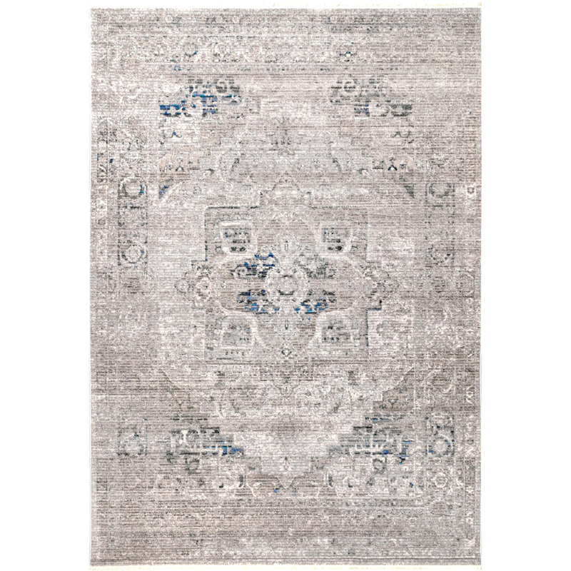 Tapis beige Rizer, Rectangle 4 pi x 6 pi 3 po