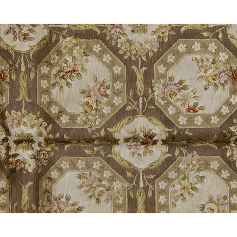Handmade Silk and Wool Area Rug