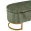 Corduroy Upholstered Storage Bench-863404941-863404943