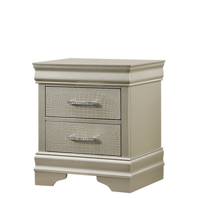 Himansu Nightstand, Modern Nightstand With Drawer, Bed Side Table