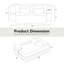 Canapé moderne blanc avec 4 coussins-370937894