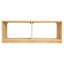 Banc de rangement extérieur en bois