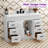 Rustic 48" Bathroom Vanity With Sink,quartz Countertop,back Splash