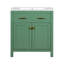Meuble-lavabo de salle de bain avec lavabo en céramique avec tiroir, porte et armoire de rangement-923000512
