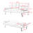 Krystel Fabric 65.35'' Reception Loveseat-328836358