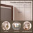 Gwenneth Rectangle Wood Mirror for Bathroom, Solid Pine Wood-878103208-930831088