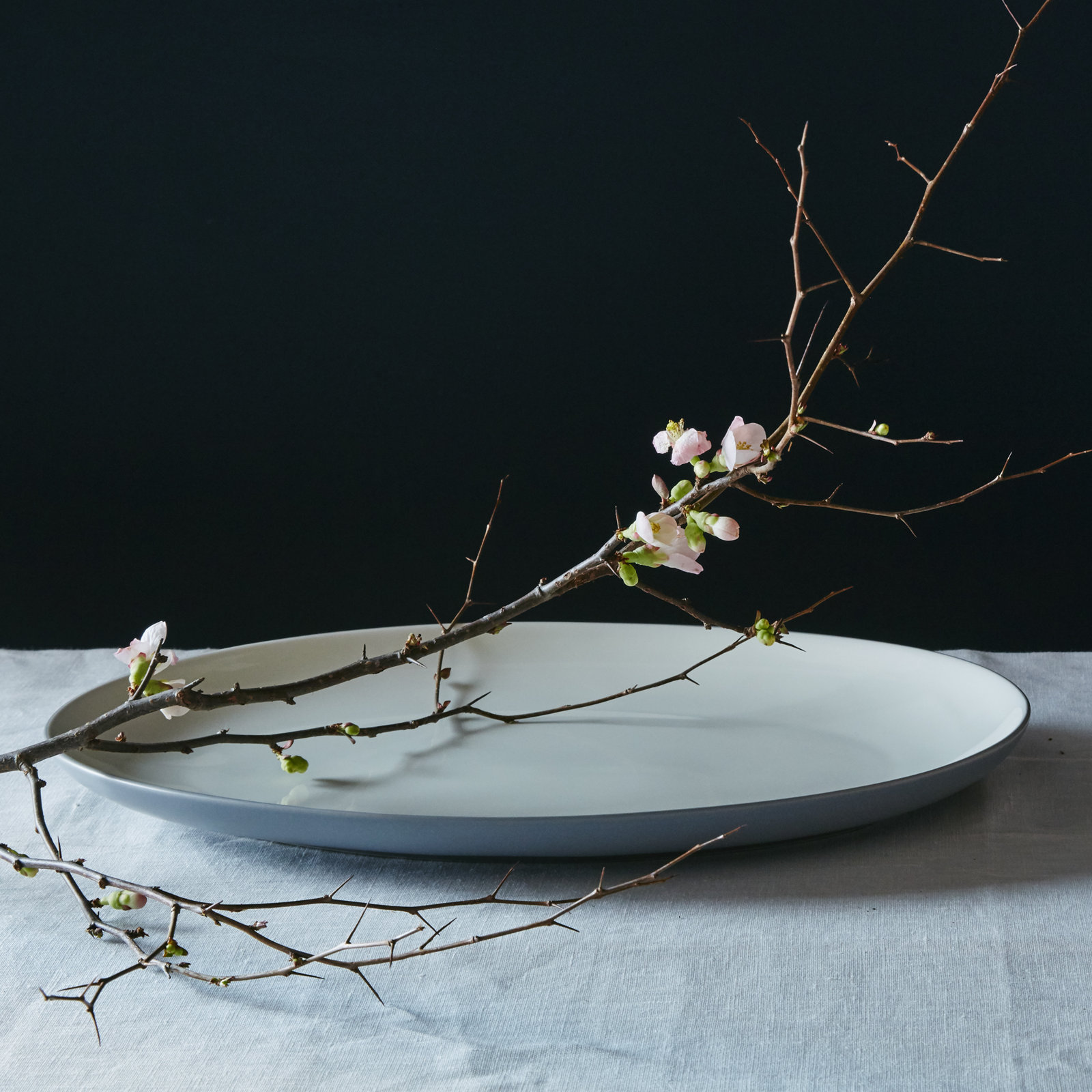 Colorwave Platter, Slate