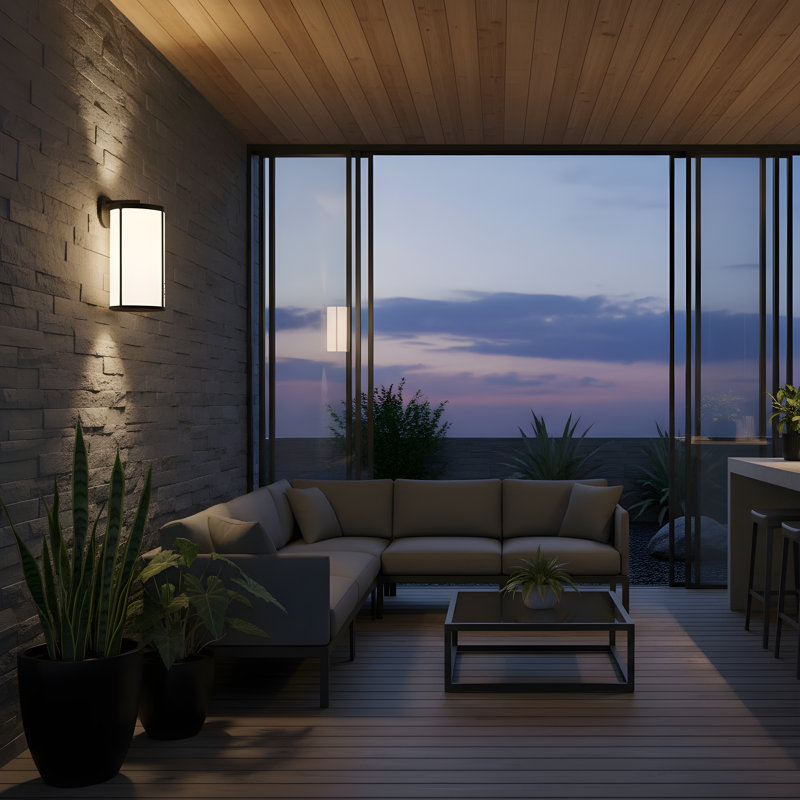 Luning Extra Large Lantern from Generation Lighting , Textured Black, White