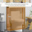Armoire de rangement pour salle de bain au-dessus de la toilette - Conception élégante avec tablette réglable et étagère ouverte