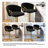Christal Swivel Upholstered Adjustable Height Counter Stool-102527015