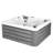 230 Volt 4-person 30-jet Rectangle Hot Tub With Ozonator, Led Lighting, Bluetooth Speaker And Insulated Cover Included