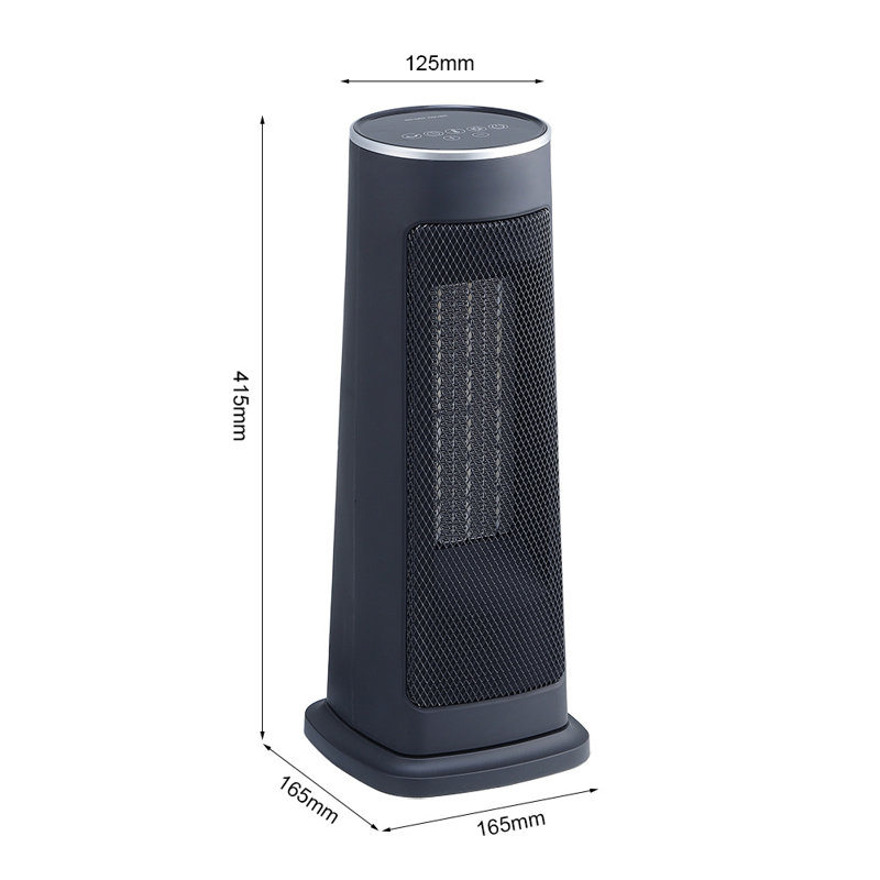 Belfry Heating Dodd 2000W 5120 BTU Electric Tower Space Heater with Adjustable Thermostat and with Digital Display