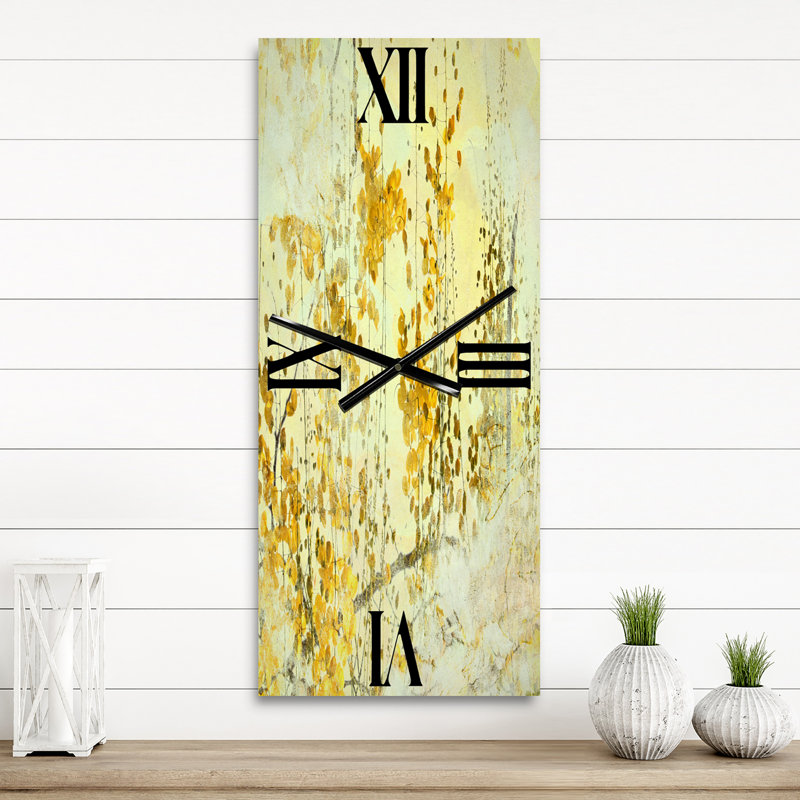 Horloge murale fleur, Grand