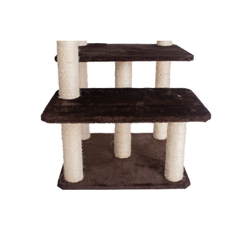 Harlem 66'' H Cat Tree, Coffee Brown