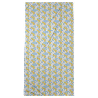 Serviette de bain à motif de gratte-ciels classiques