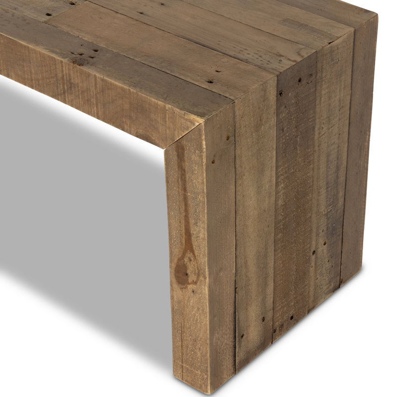 Ruskin Solid Wood Dining Bench, 18" H x 58" W x 15" D, Brown