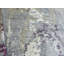 Tapis gris noué à la main de conception unique 6 pi 1 po x 9 pi Bettine
