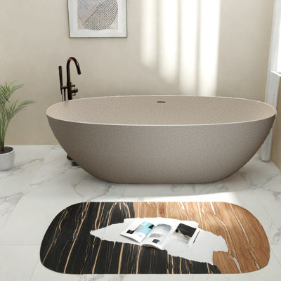 Deep Soak Tubs And Whirlpools Bathtub Bathroom 59 In Solid Surface Home